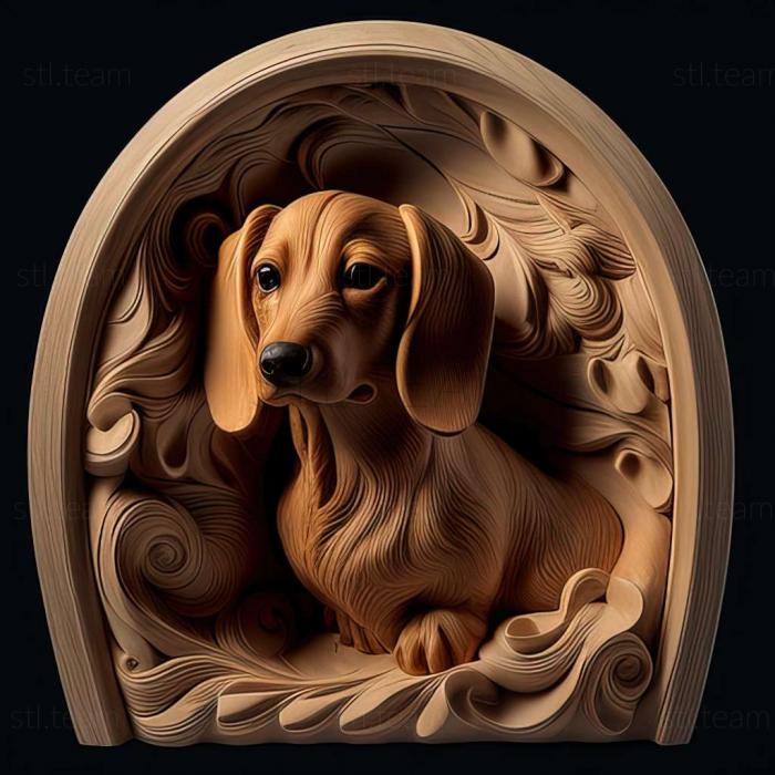 3D model Helleforshund dog (STL)